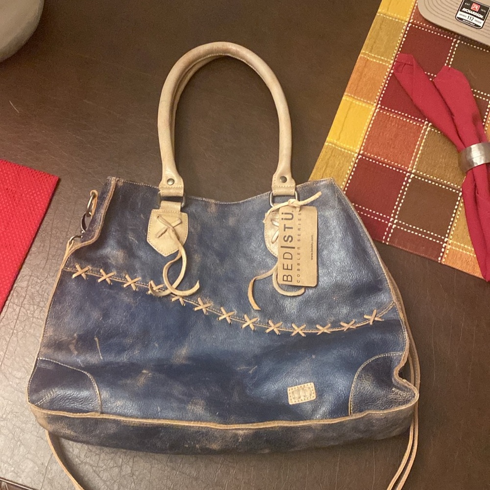 NWT Bed Stu Bruna blue 💙 bag!